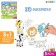 Set for creativity 3D painting "Funny animals"