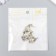 Decor for creativity Metal "Hearts and Classes with a key" 2.5x1.3 cm