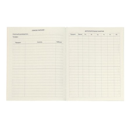 Universal diary for grade 1-11 Minty Soft Touch, soft cover, artificial leather, lies, 80 g/m2-4