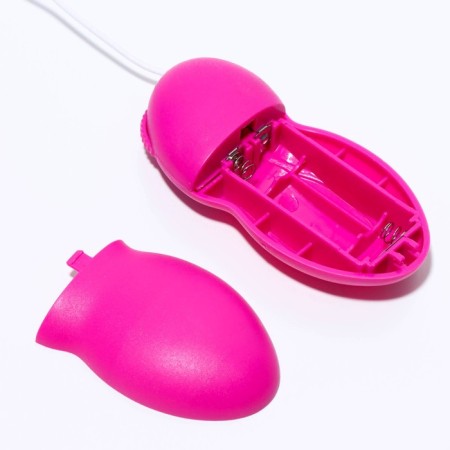 Vibroyaite with a remote control, 6 x 2.5 cm, pink-1