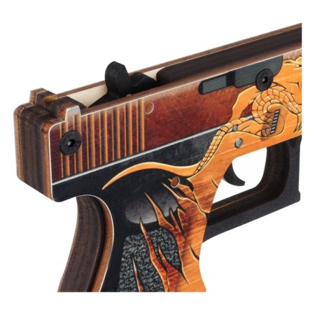 Wooden Pistol Glockk-18 "Relief"-1