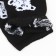 Women's socks "bears", black color, size 23-25