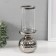 Ceramics candlestick, glass for 1 candle "Lodzhuar" d = 8 cm silver 10.5x10.5x26 cm