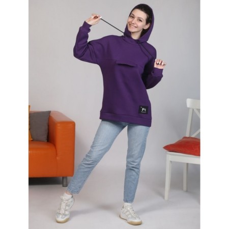 Female hoodies pt, size 44, purple color-9