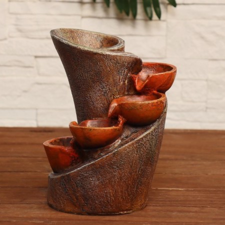 Fountain "Lupine" Cups, 18.5x18x24 cm (with backlight)