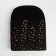 Hat for the girl Minaku "Flower" two-layer, rr 50-52, central black