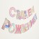 Garland holography on the tape "Happy Birthday", length 160 cm