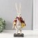 Polystone souvenir with a clock "Hare with an umbrella" 14x12x38.5 cm