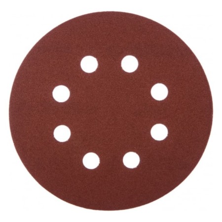 Circle of abrasive grinding bison 35562-125-180, perforated, P180, 125 mm, 5 pcs.