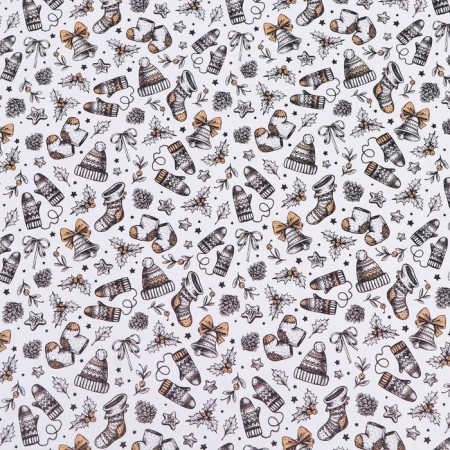 Paper packaging glossy, bilateral "New Year's mood", 50 x 70 cm-3