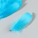 A set of feathers of the goose 13-18 cm, 20 pcs, light turquoise