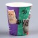 A single -single -paper cup "cats", 250ml