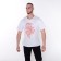T -shirt male "Dragon", white color/Red print, size 56
