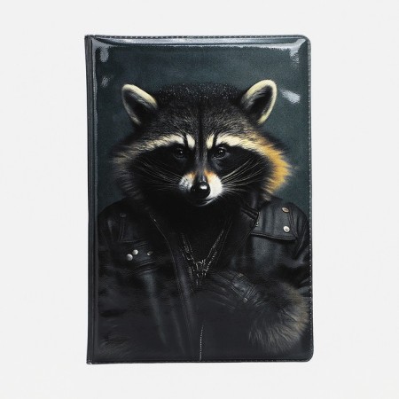 Passport cover, gray color