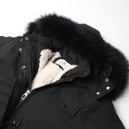 Winter jacket for boys, black color, height 122-128 cm-1