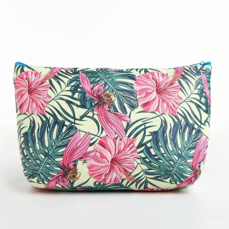 Lightning cosmetic bag, yellow/green color-1