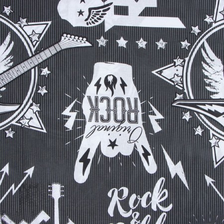 Crystick "Ethel" Rock & Roll 143*215 cm 100% cotton, calico-1