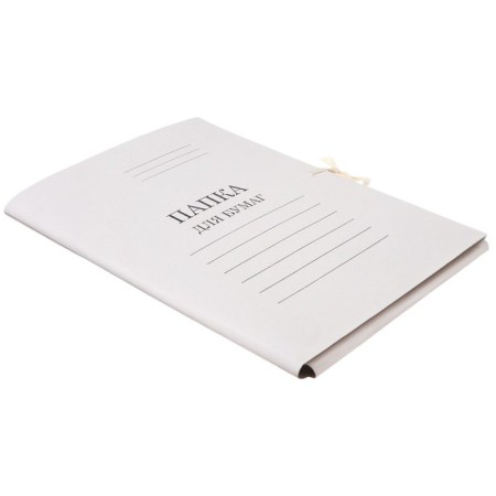 Calligrata ties folder, coated cardboard, 370 g/m2, up to 200 sheets, white-1