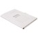 Calligrata ties folder, coated cardboard, 370 g/m2, up to 200 sheets, white