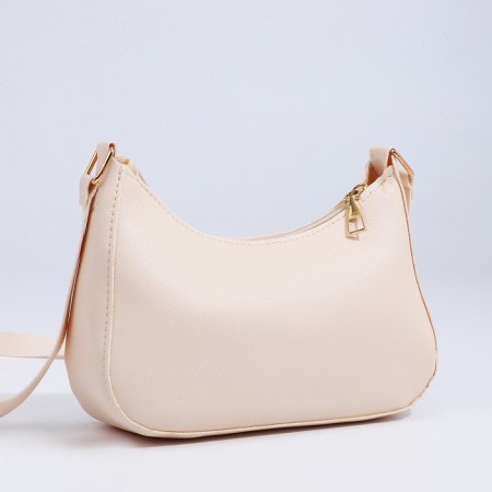 Baget bag with zipper, dairy color-2
