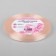 Satin tape, 6 mm × 23 ± 1 m, color cream-pink No. 6