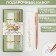 Gift set handle Pink gold and leatherette case "You are perfect"