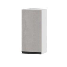 Cabinet hinged final closed suite 300x300x720 white/light concrete/anthracite