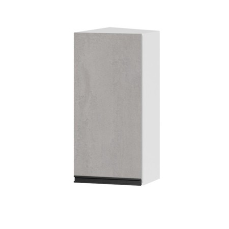 Cabinet hinged final closed suite 300x300x720 white/light concrete/anthracite