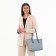 Women's bag with lightning, average size, blue color