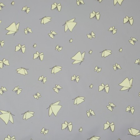 Film color "Moths", pale yellow, 60 cm x 8.7 m-1