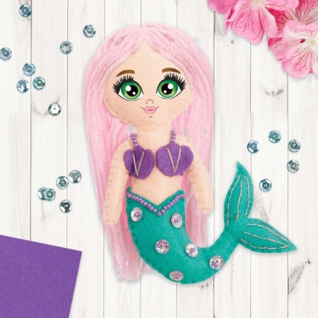 Set for creating a felt doll "Mermaid"