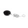 Bath plug D = 4 cm, 4.5 cm at the top, chain 55 cm, color mix