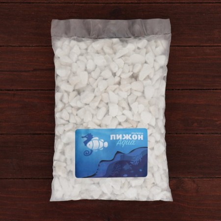 Marble chips 10 - 20 mm, 3.5 kg, white-1