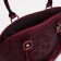Set of bags with zipper, red color