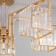 Smart ceiling lamp April, 60W, E14, 73x73x30 cm
