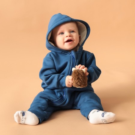 Комбинезон с капюшоном Крошка Я Blueberry р. 80-86, синий-1