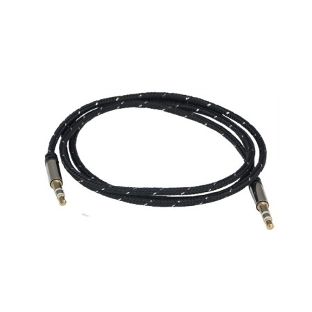 AUX AURA RCA-J11B cable, black 1 m