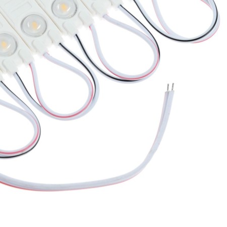 SMD5630, 2 W LED module, 3 LED, 180 LM, IP65, 3000K, 12V T-white, set 20 pcs.-3