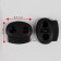 A set of double fixers for the cord, d = 4 mm, 2.3 × 2 cm, 50 pcs, black color