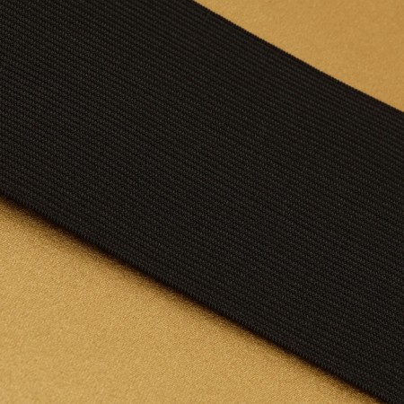 Knitted elastic 80mm 40 ± 2m black au-1