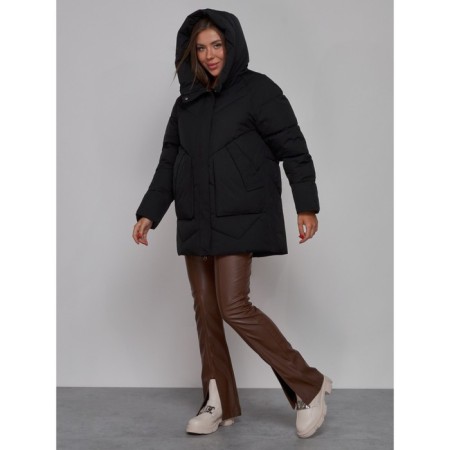 Winter jacket, size 48, black color-4
