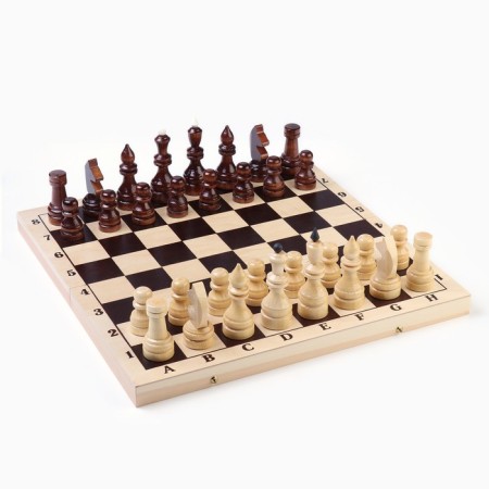 Chess is grandmaster, tournament, weighted, 40x40 cm, king h = 10.5 cm, pawn 5.3 cm-2