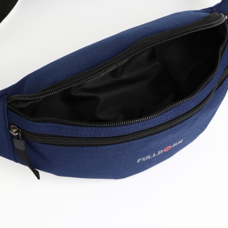 Board belt on lightning, external pocket, blue color-4