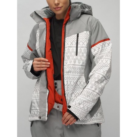 Ski suit female, size 58, white color-7