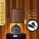 Elis table lamp E14 40W brown 13x13x25 cm