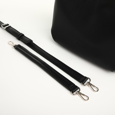 Women's bag with lightning, black color-5