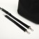 Women's bag with lightning, black color