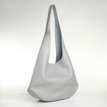 Women's bag on magnet Textura, large size, color gray-3