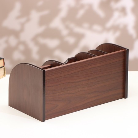 Organizer 7 sections, 2 drawers, a series of walnuts with a skeleton cante, 16*30*15cm-1