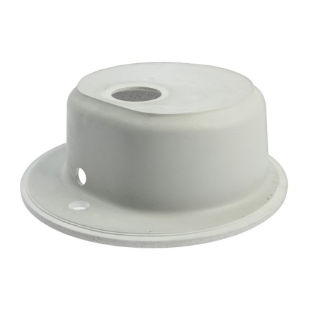 Sink for a kitchen made of stone Zein 3/Q10, D = 510 mm, round, overflow, color light gray-5